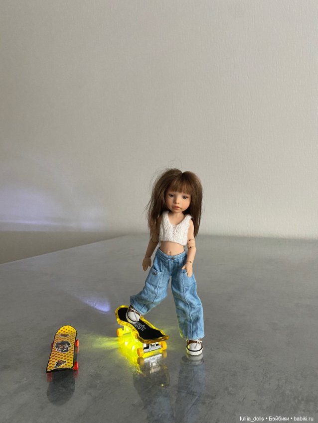 Полина на скейте — Домашние фото авторских кукол: личные коллекции (фото 2)