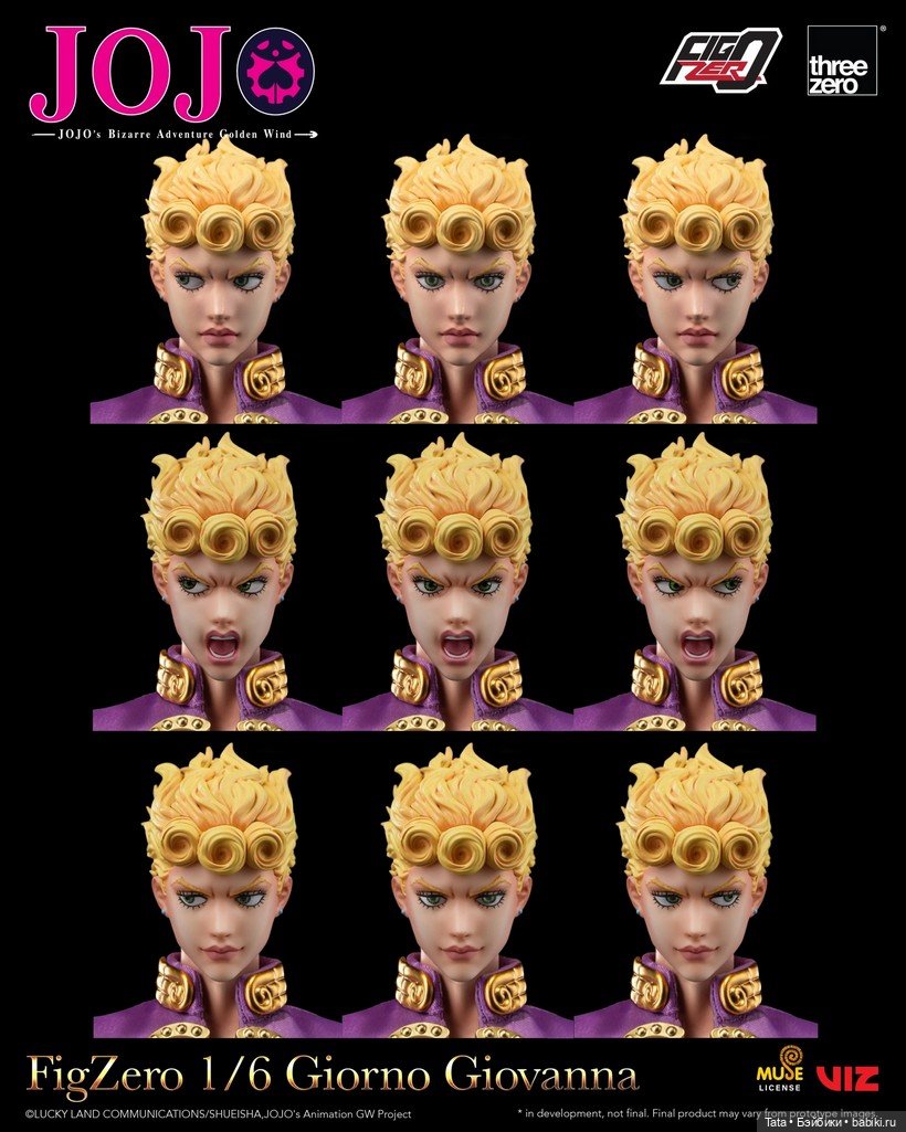 Threezero - фигурка JOJO’s Bizarre Adventure: Golden Wind (фото 3)