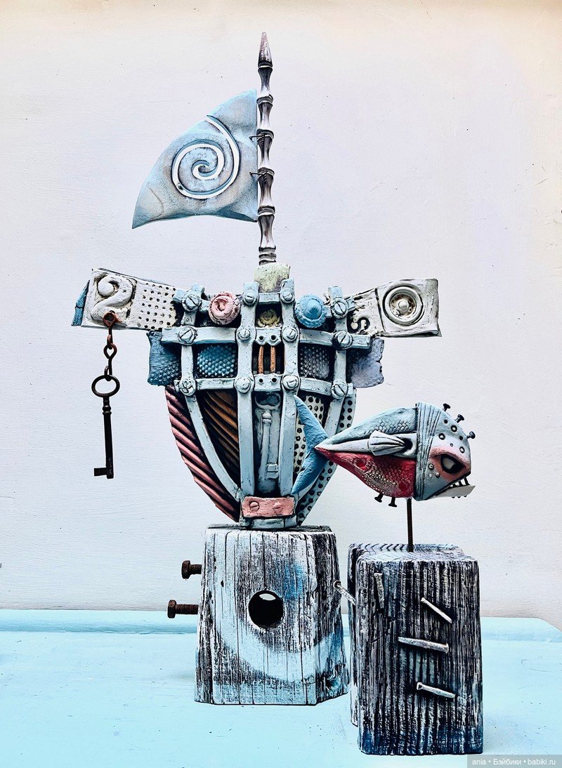 Фигурки от Mark Smith — Лепка авторских игрушек и папье (фото 4)