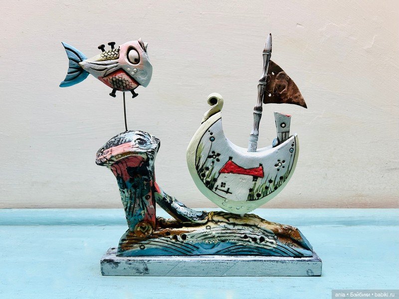 Фигурки от Mark Smith — Лепка авторских игрушек и папье (фото 10)