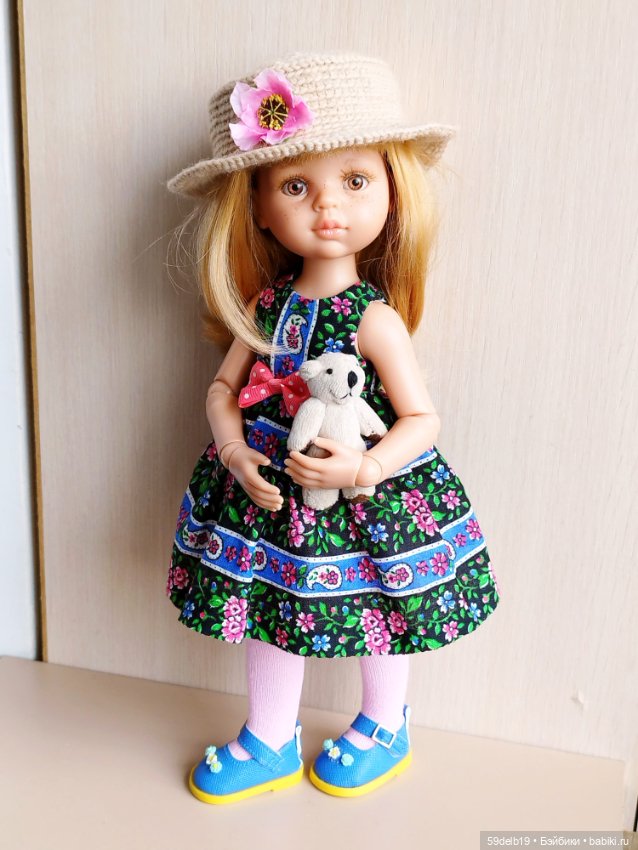 Летний сарафанчик и шляпка "Канотье" для Даши (фото 5)