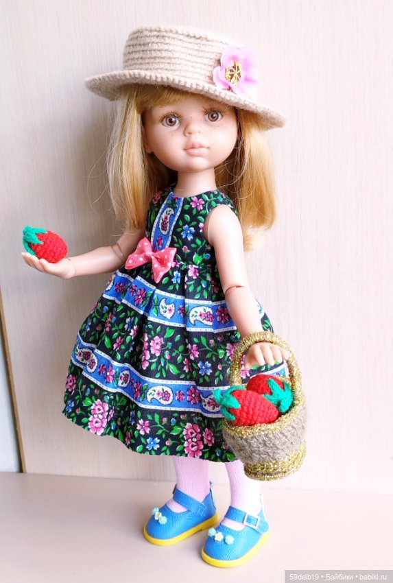 Летний сарафанчик и шляпка "Канотье" для Даши (фото 8)