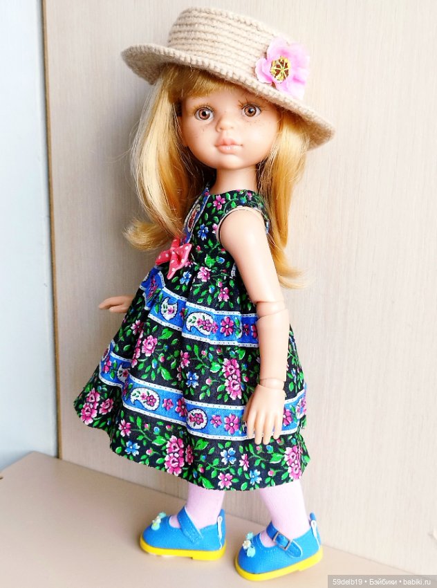 Летний сарафанчик и шляпка "Канотье" для Даши (фото 3)