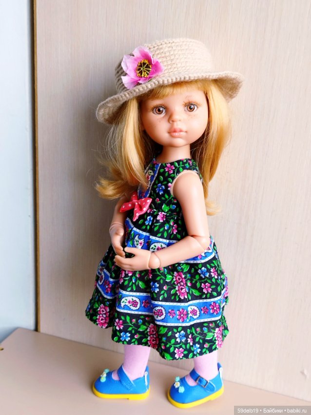 Летний сарафанчик и шляпка "Канотье" для Даши (фото 4)