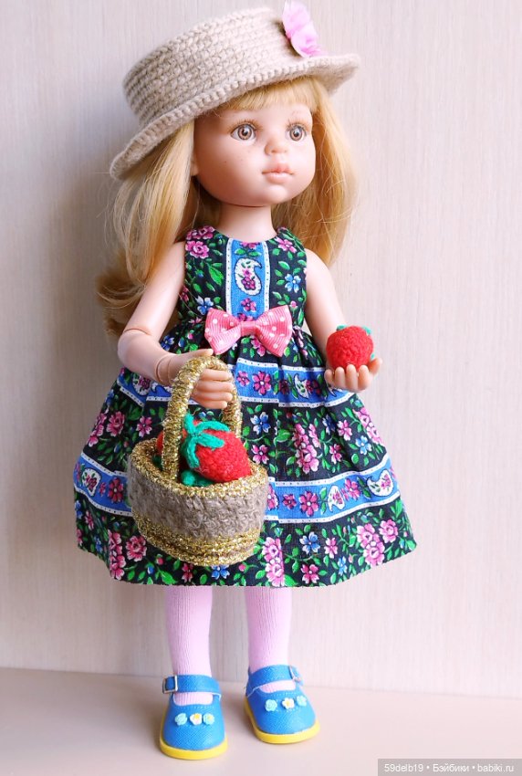 Летний сарафанчик и шляпка "Канотье" для Даши (фото 7)