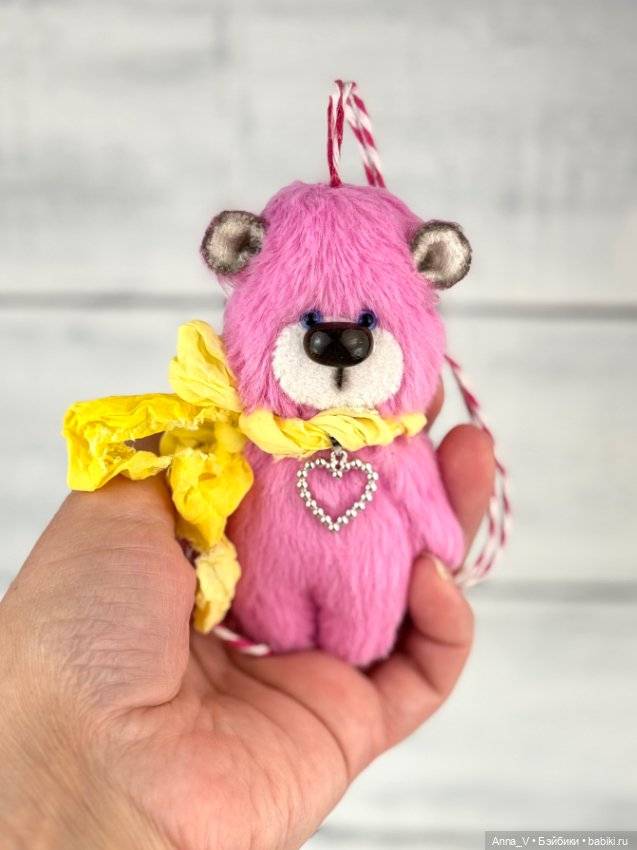 Тедди мишка брелочек — Авторские мишки Тедди и друзья: фото (фото 2)