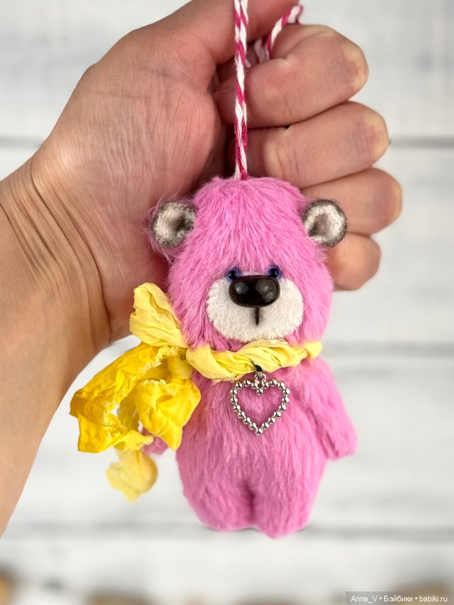 Тедди мишка брелочек — Авторские мишки Тедди и друзья: фото
