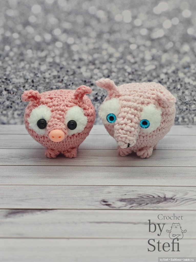 Поросёнок Бубель — Вязаные игрушки и амигуруми: крючком (фото 9)