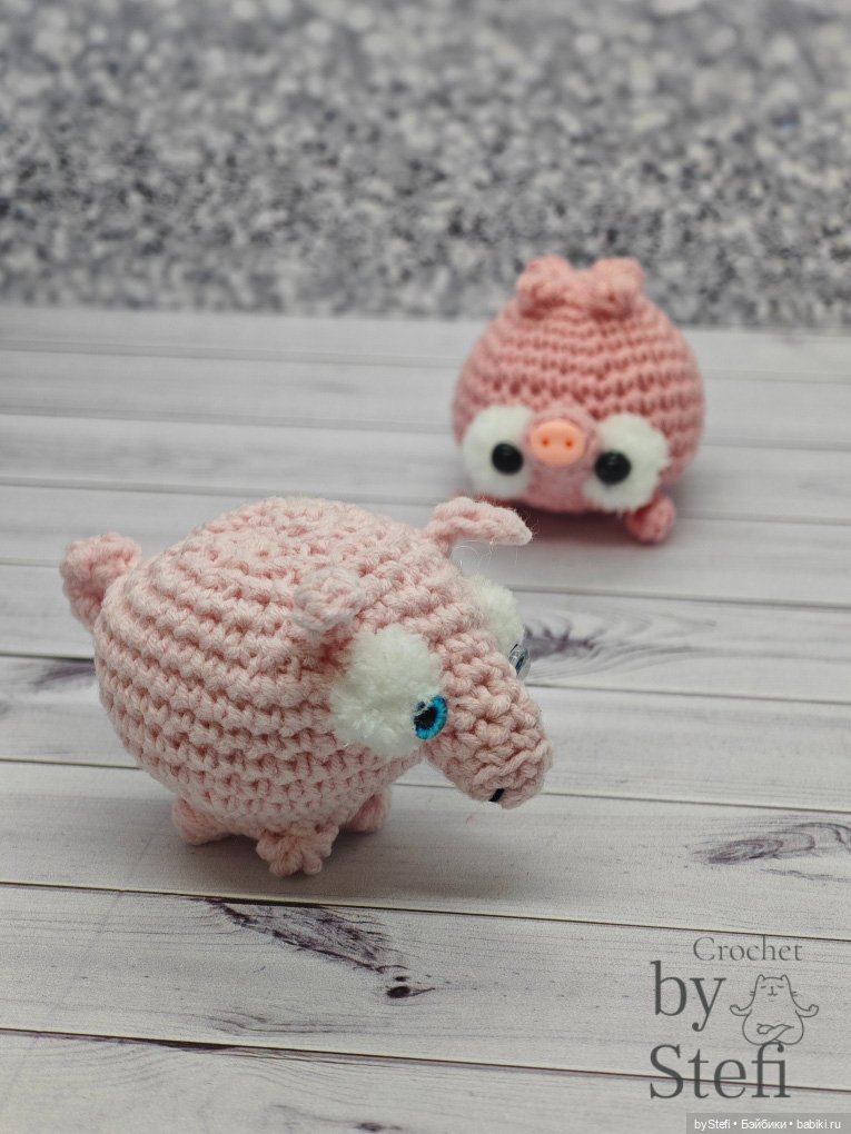 Поросёнок Бубель — Вязаные игрушки и амигуруми: крючком