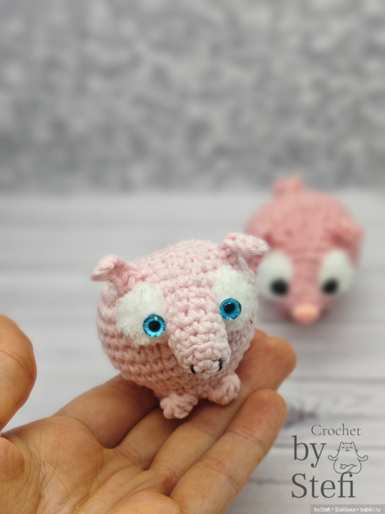 Поросёнок Бубель — Вязаные игрушки и амигуруми: крючком