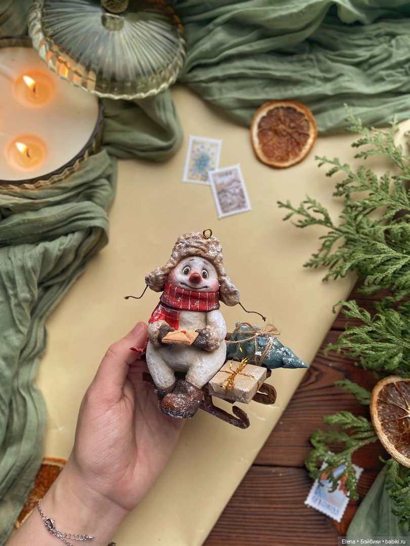 Игрушки из ваты Анастасии Виноградовой