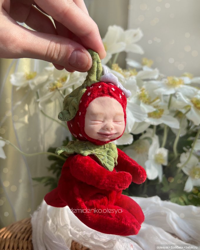 Тедди долл клубничка Полли 🍓🌱