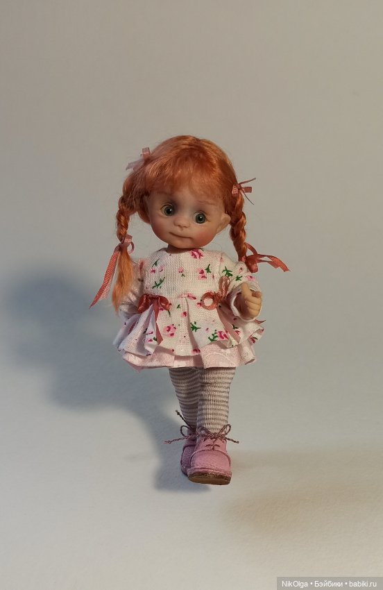 Малышка Рыжик — Авторские шарнирные куклы своими руками: лепка (фото 6)