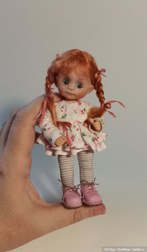 Малышка Рыжик — Авторские шарнирные куклы своими руками: лепка (фото 2)