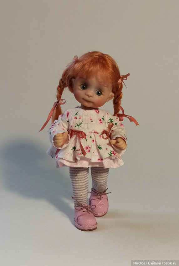 Малышка Рыжик — Авторские шарнирные куклы своими руками: лепка (фото 7)