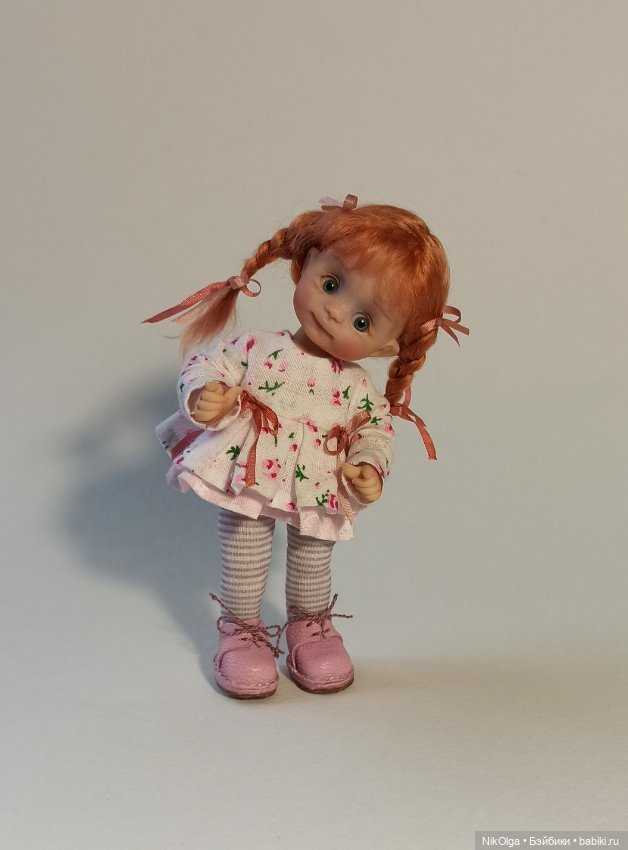 Малышка Рыжик — Авторские шарнирные куклы своими руками: лепка (фото 8)