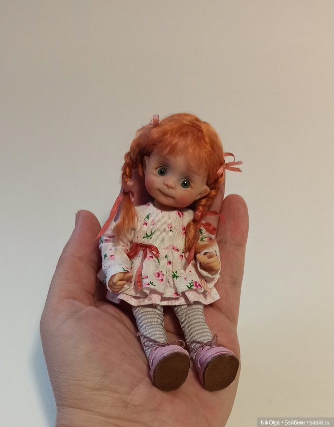 Малышка Рыжик — Авторские шарнирные куклы своими руками: лепка (фото 5)