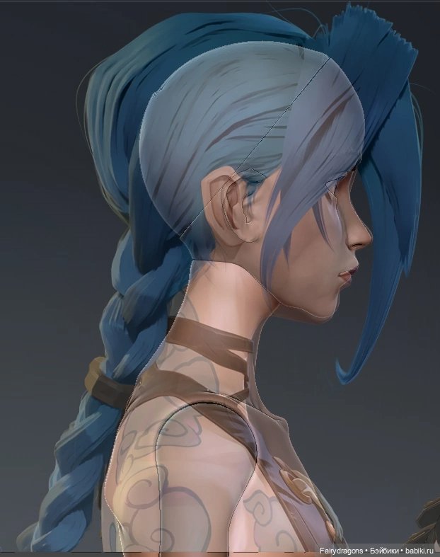 Джинкс из Аркейна, 3д модель (фото 4)