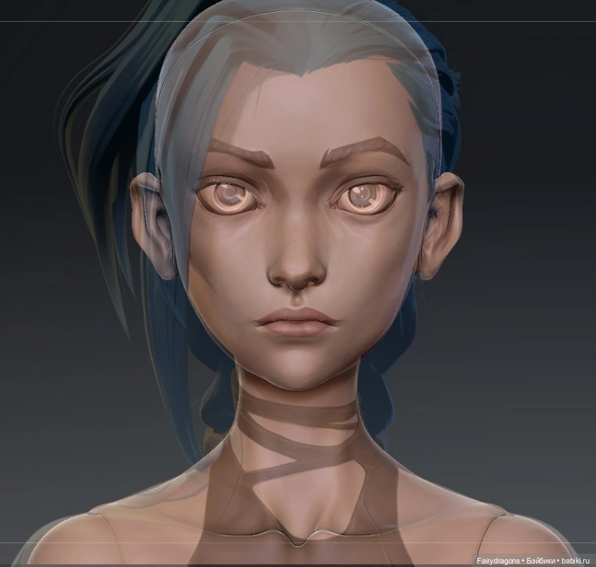 Джинкс из Аркейна, 3д модель (фото 5)