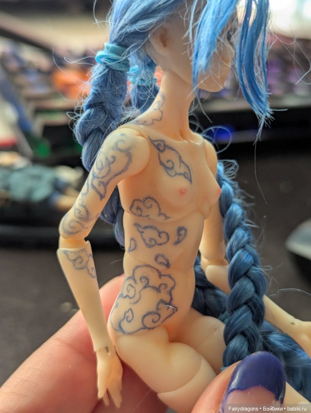 Джинкс из Аркейна. Проработка деталей (фото 3)