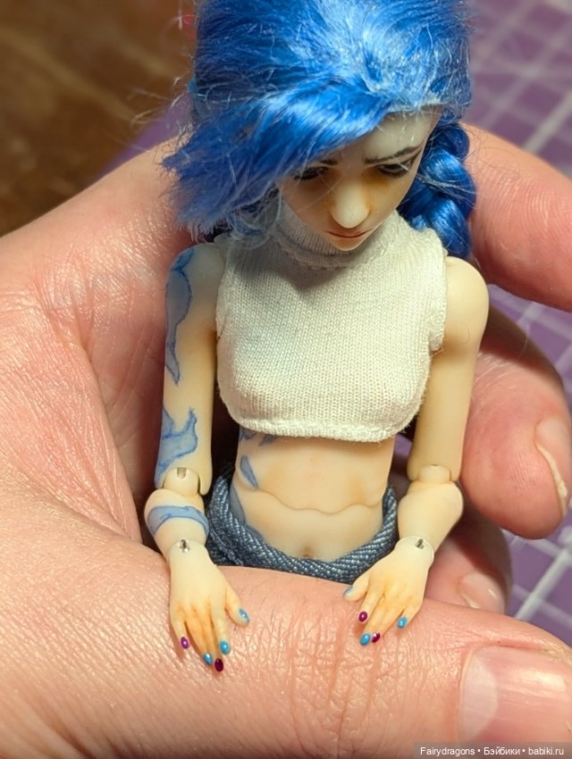 Джинкс из Аркейна. Проработка деталей (фото 7)