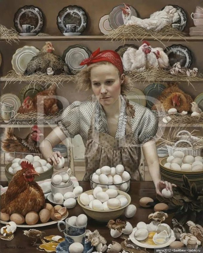 Андреа Коуч ( Andrea Kowch ) - мастер магического реализма, или будни обыкновенных ведьм (фото 3)