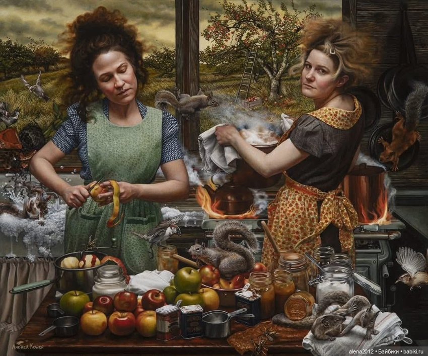 Андреа Коуч ( Andrea Kowch ) - мастер магического реализма, или будни обыкновенных ведьм