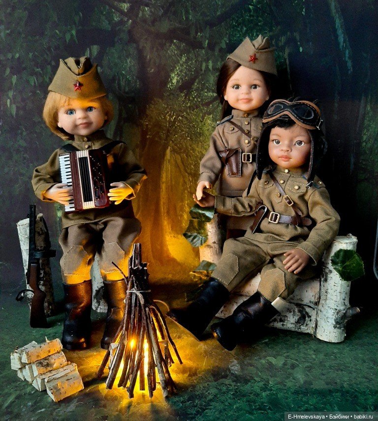 Мои куклы: Василёк, Ромео и Маша