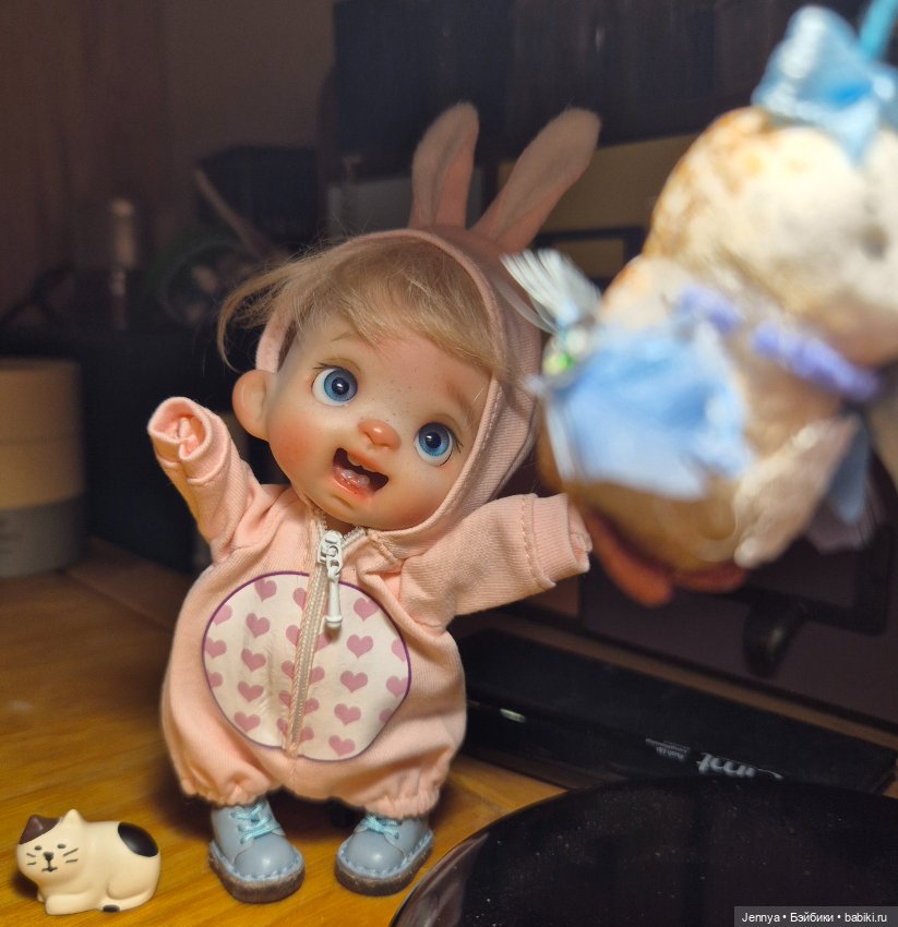 Здрасте Вам 👀🐇 — Куклы и тела Obitsu 11 (Ob11): гибриды (фото 3)