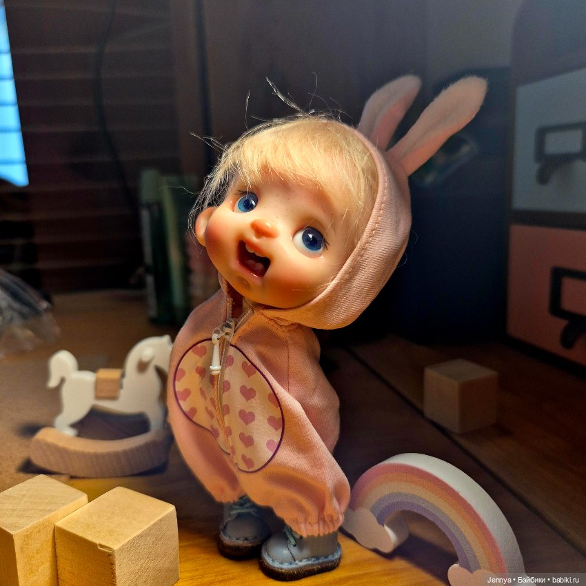 Здрасте Вам 👀🐇 — Куклы и тела Obitsu 11 (Ob11): гибриды (фото 5)