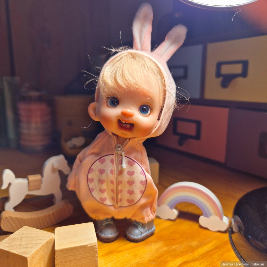 Здрасте Вам 👀🐇 — Куклы и тела Obitsu 11 (Ob11): гибриды (фото 4)