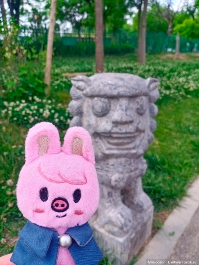 Dwaekki на прогулке в парке Нанчан