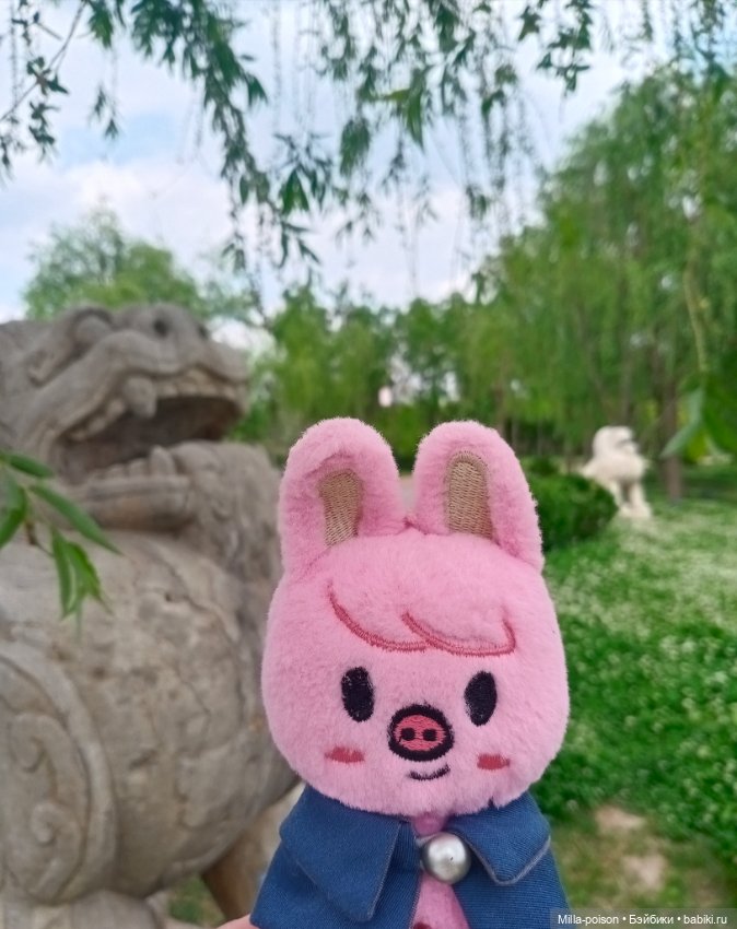 Dwaekki на прогулке в парке Нанчан