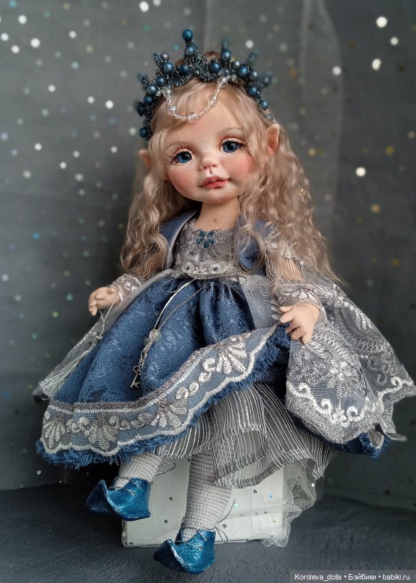 Эльфийка Эния — Авторские текстильные куклы: Вальдорфские