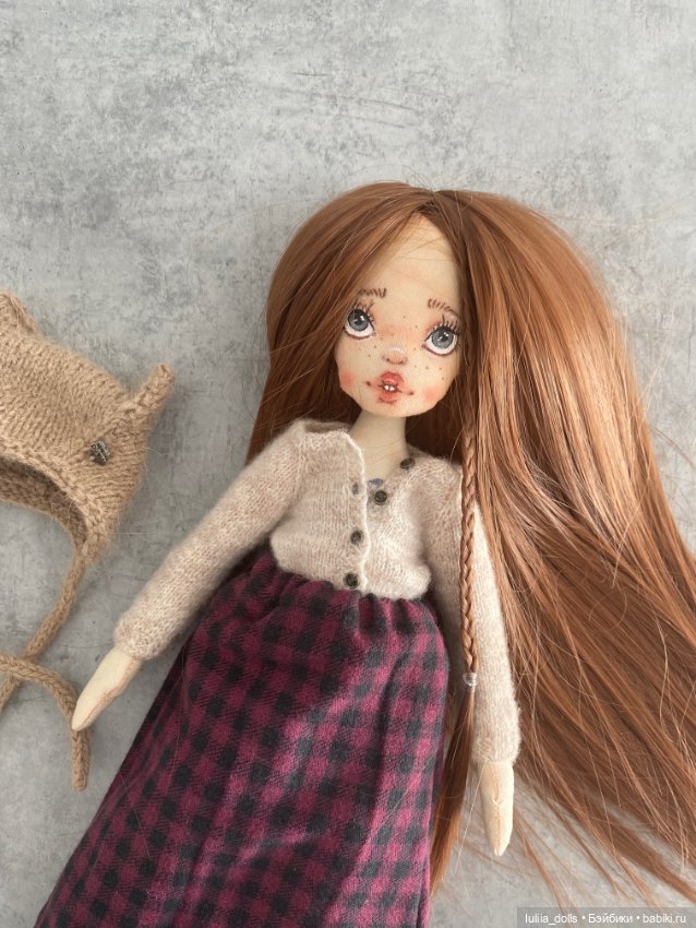 Новенькая — Авторские текстильные куклы: Вальдорфские (фото 5)