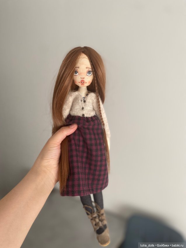 Новенькая — Авторские текстильные куклы: Вальдорфские (фото 6)