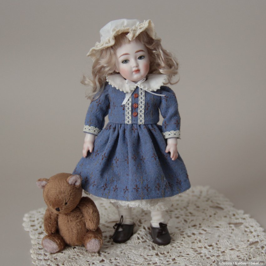 Фарфоровые куколки — Авторские куклы в антикварном стиле: будуарные (фото 6)