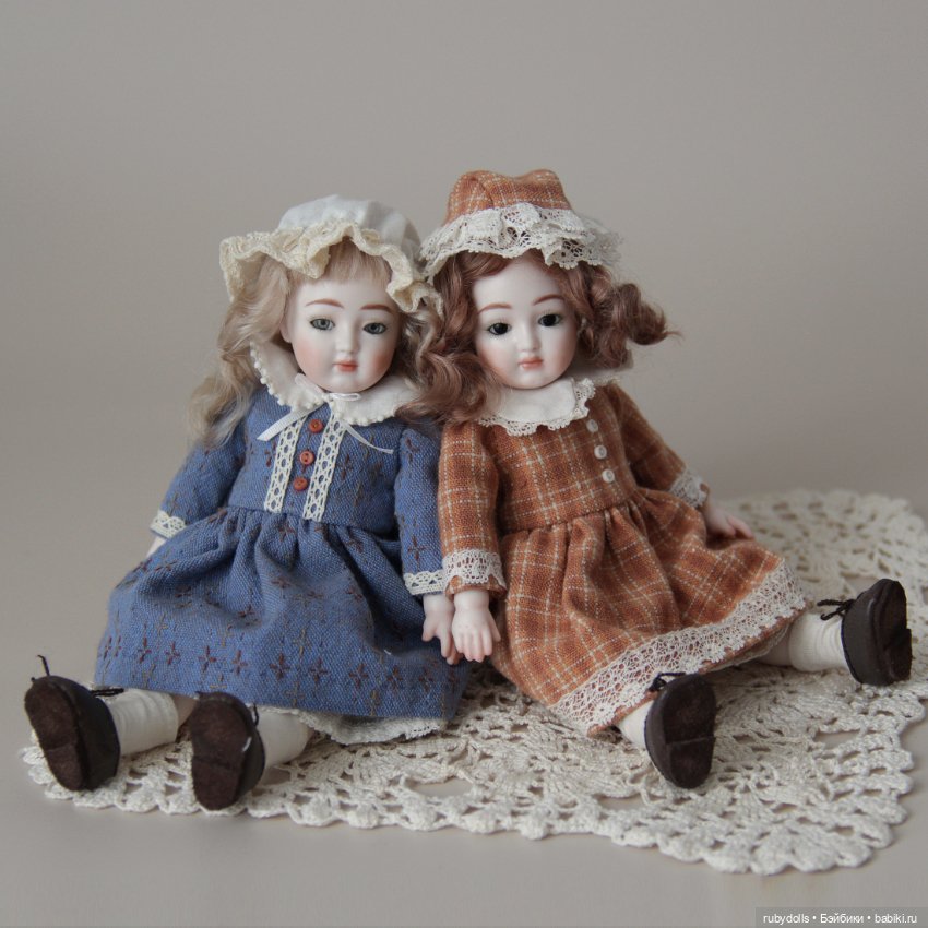 Фарфоровые куколки — Авторские куклы в антикварном стиле: будуарные (фото 2)