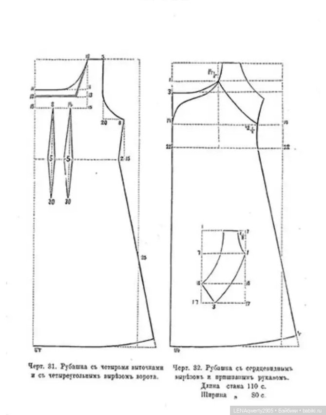 Про белье. Копилка старинных выкроек нижнего белья