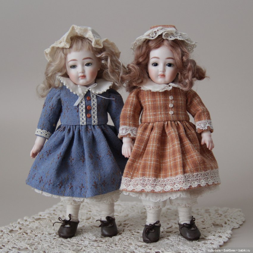 Фарфоровые куколки — Авторские куклы в антикварном стиле: будуарные