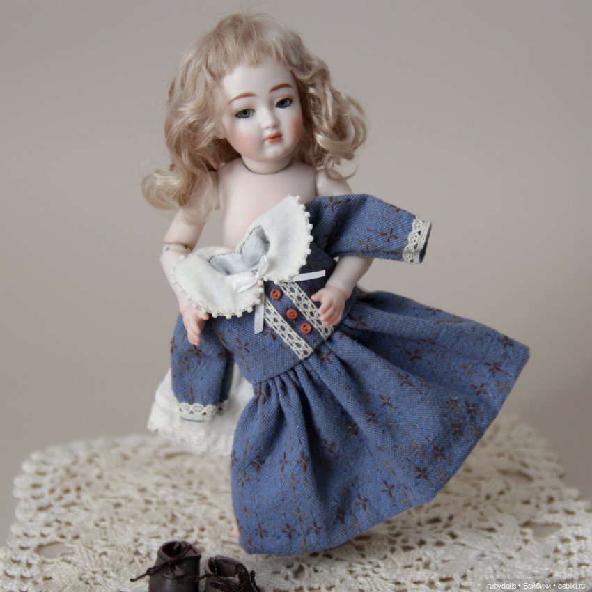 Фарфоровые куколки — Авторские куклы в антикварном стиле: будуарные