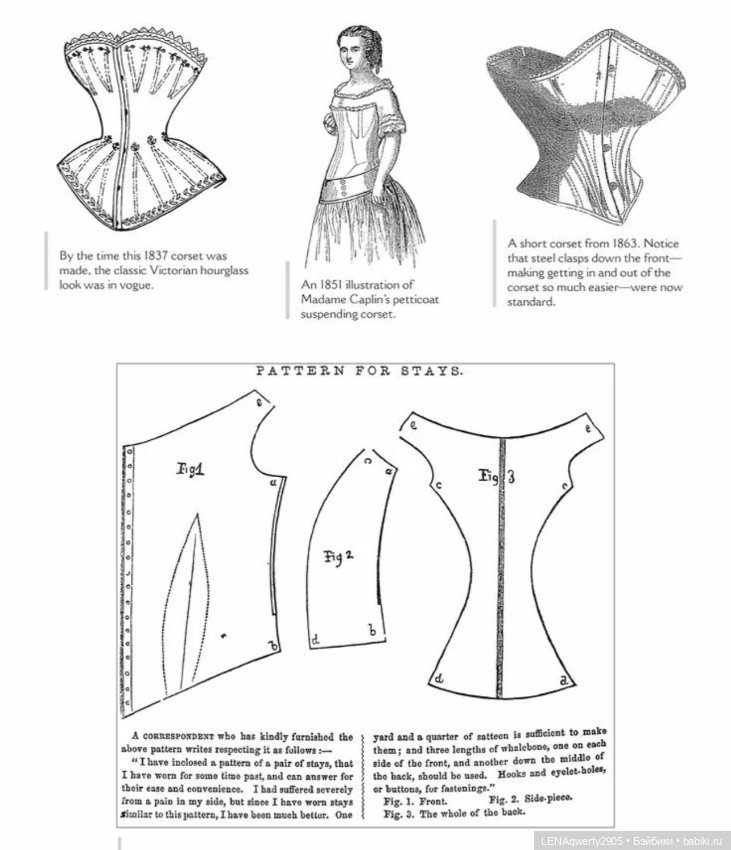 Про белье. Копилка старинных выкроек нижнего белья