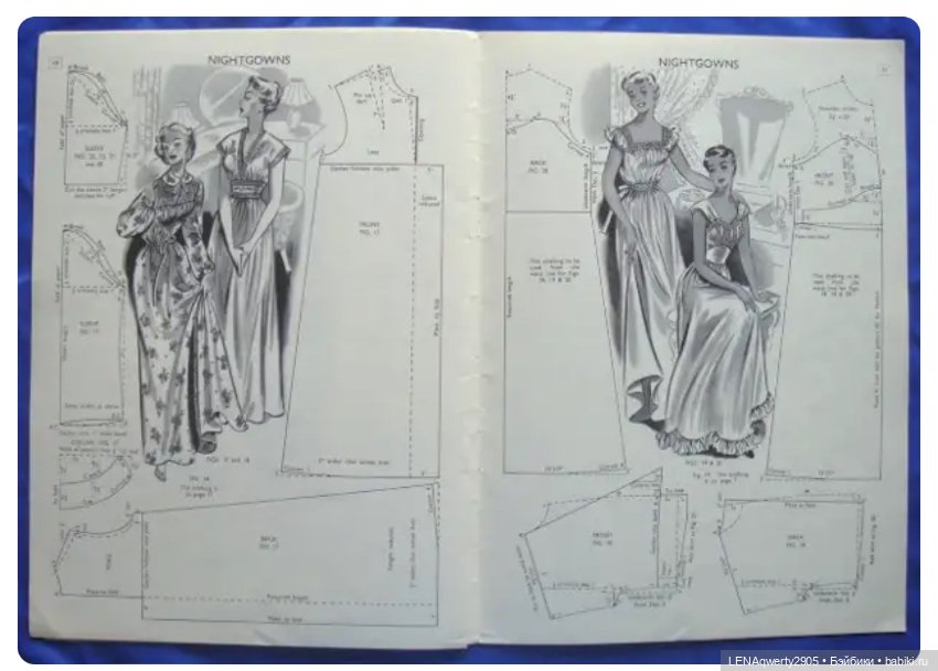 Про белье. Копилка старинных выкроек нижнего белья