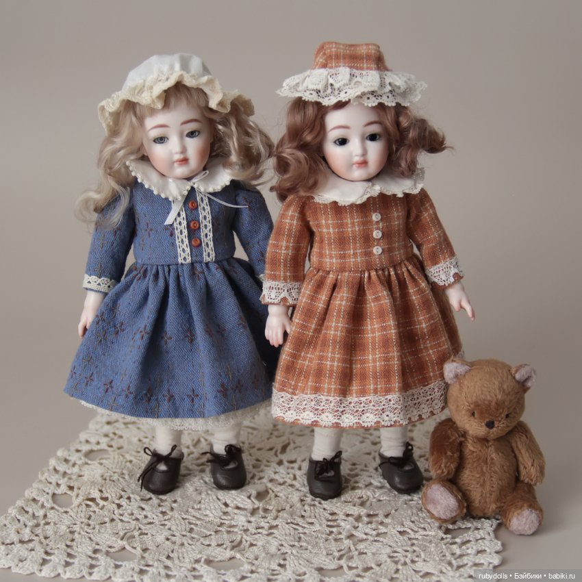 Фарфоровые куколки — Авторские куклы в антикварном стиле: будуарные (фото 3)