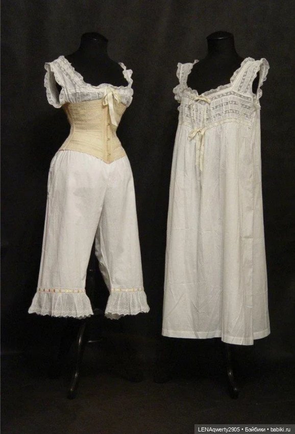 Про белье. Копилка старинных выкроек нижнего белья