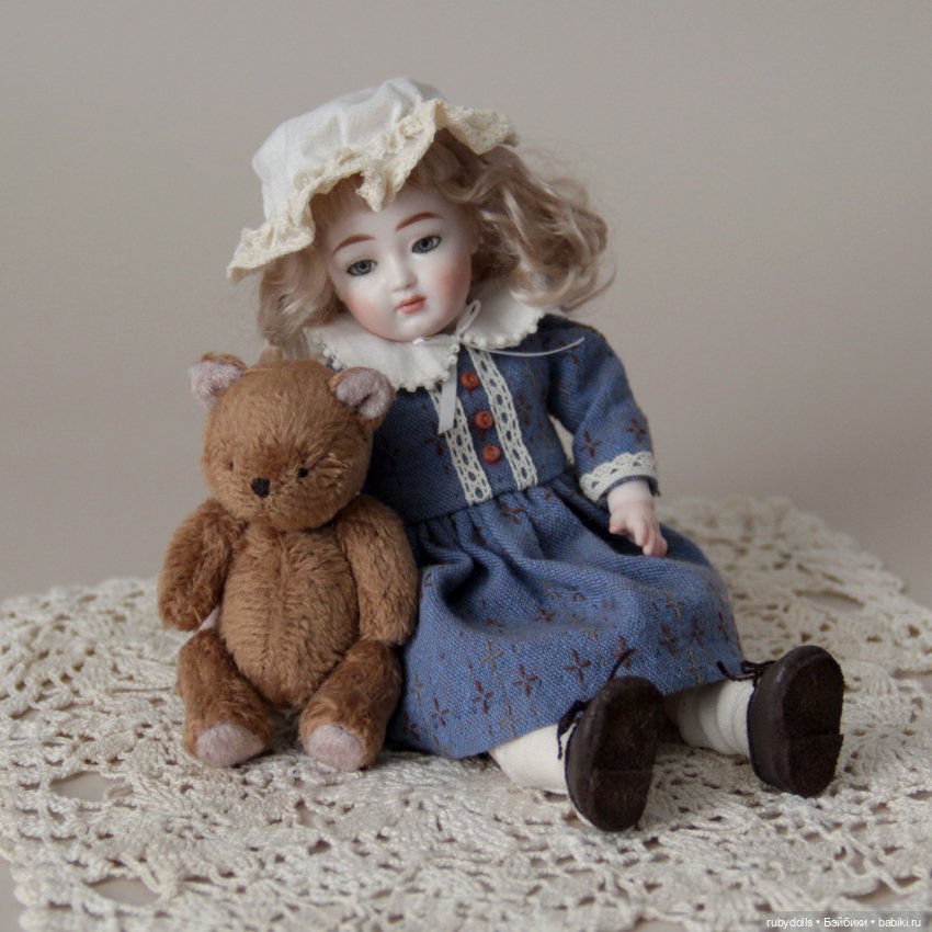 Фарфоровые куколки — Авторские куклы в антикварном стиле: будуарные (фото 7)
