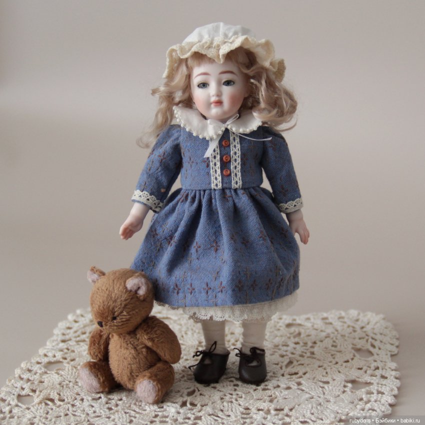 Фарфоровые куколки — Авторские куклы в антикварном стиле: будуарные (фото 9)