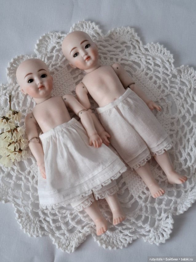 Фарфоровые куколки — Авторские куклы в антикварном стиле: будуарные