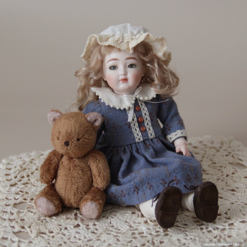 Фарфоровые куколки — Авторские куклы в антикварном стиле: будуарные (фото 8)