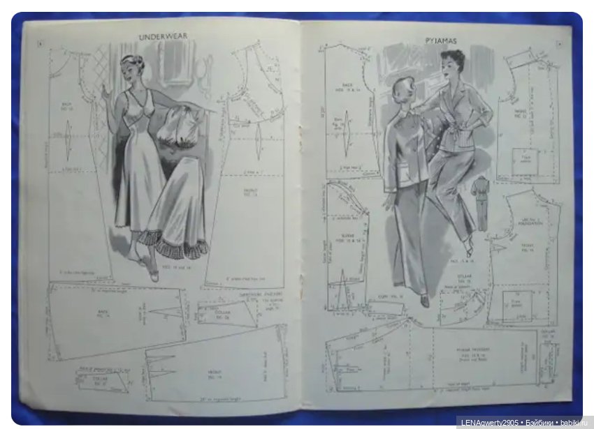 Про белье. Копилка старинных выкроек нижнего белья